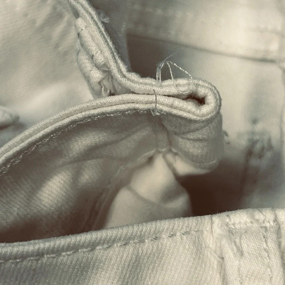 UNIVERSAL THREAD Jeans Women‎ 12  White Stretch High-Rise Skinny Crop Denim Pant
